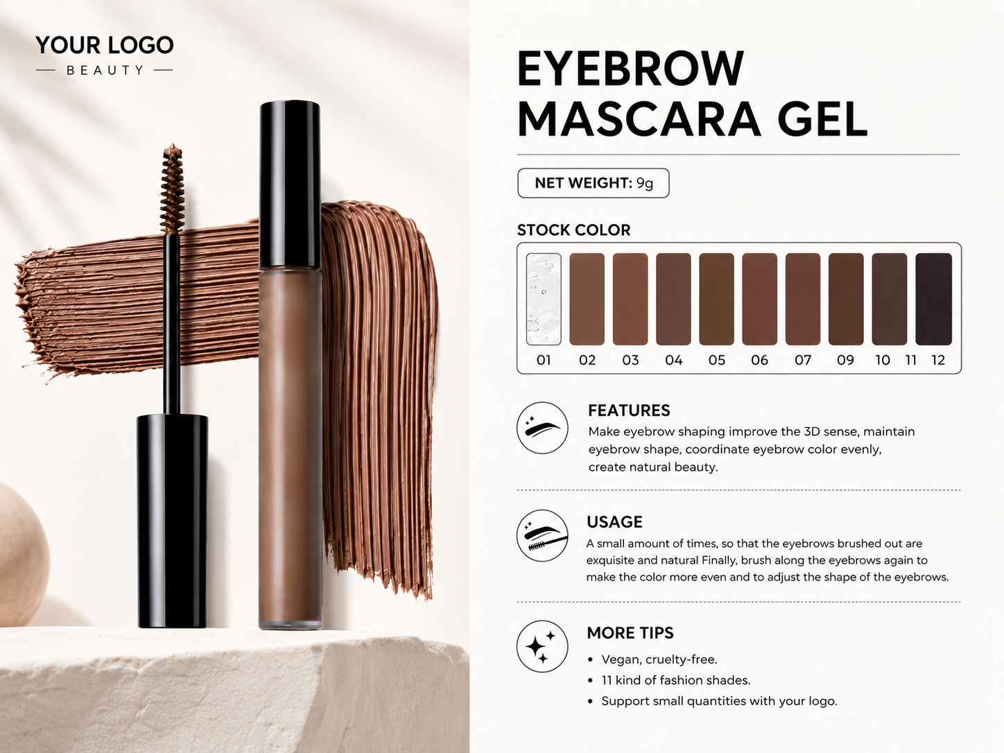 Eyebrow Mascara Gel