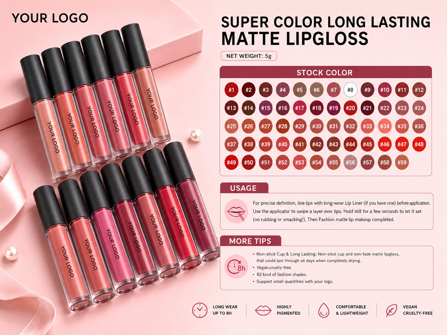 Super Color Long-Lasting Matte Lipgloss